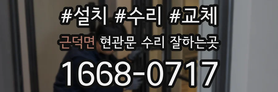 근덕면 현관문 수리 잘하는곳