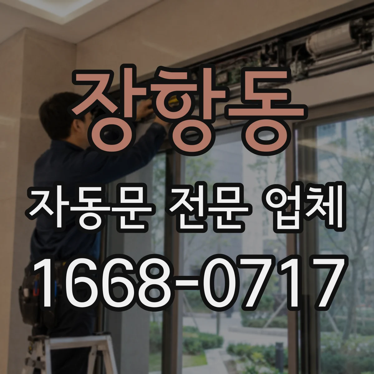 장항동 자동문 전문 업체