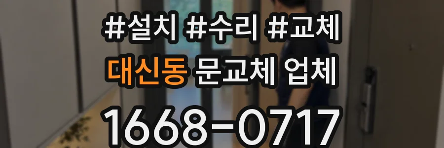 대신동 문교체 업체