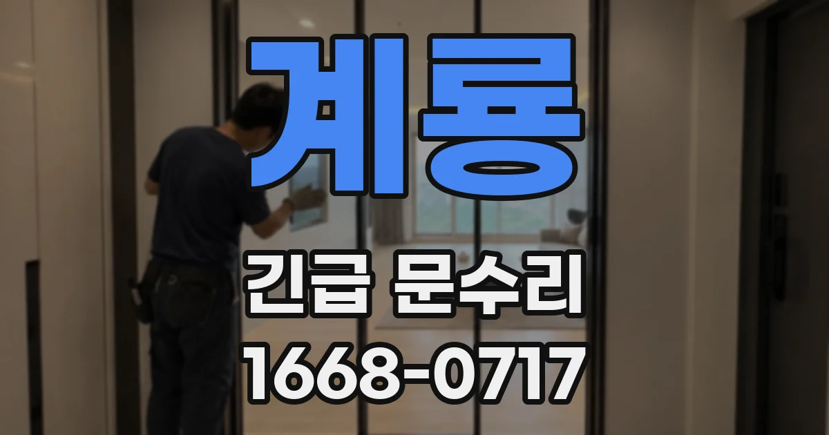 계룡 긴급 문수리