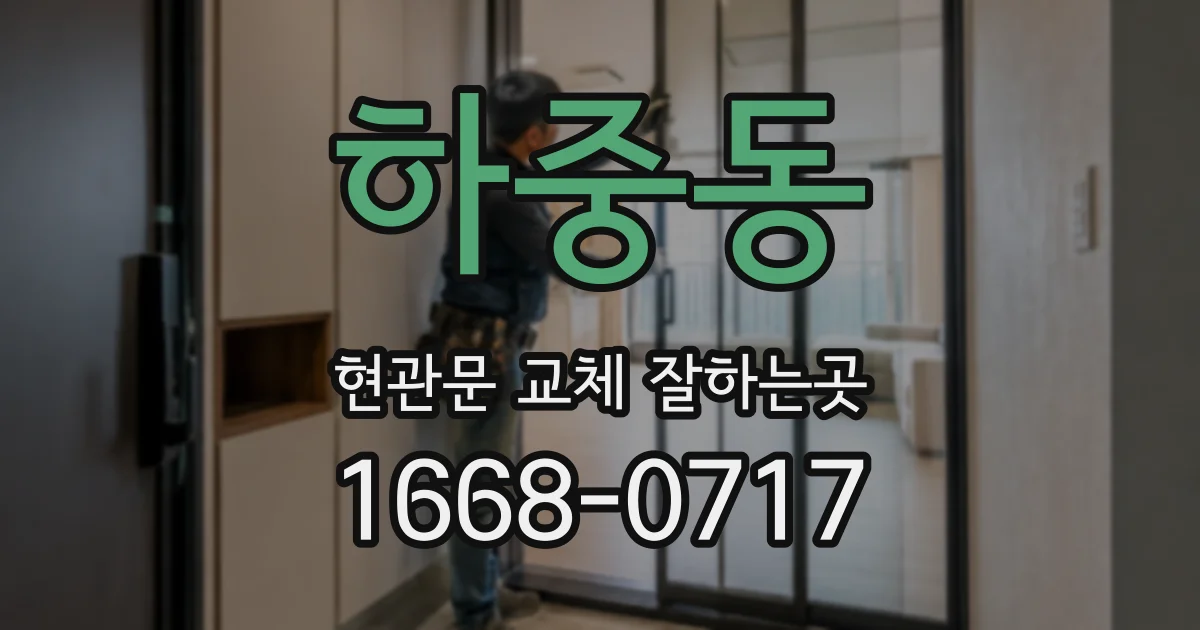 하중동 현관문 교체 잘하는곳