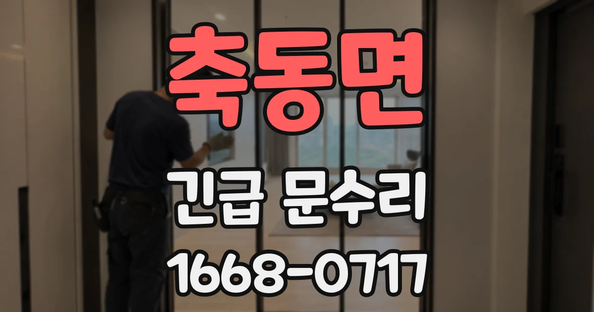 축동면 긴급 문수리