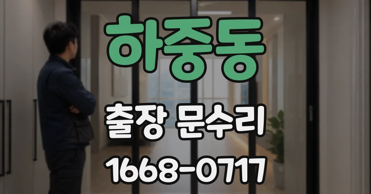 하중동 출장 문수리