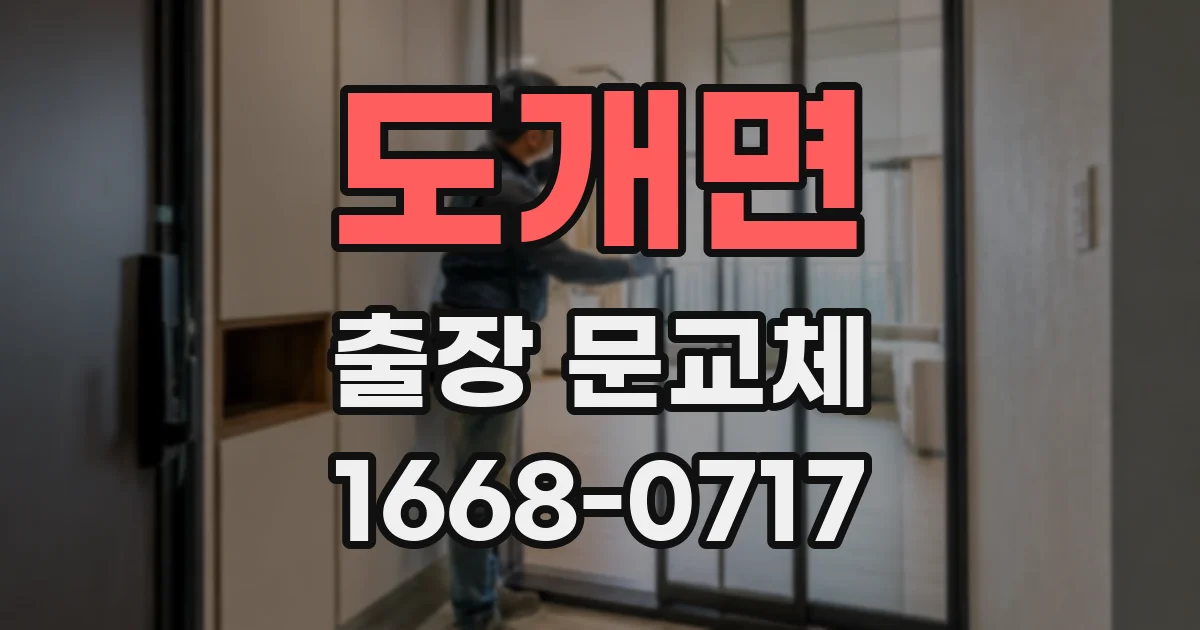 도개면 출장 문교체