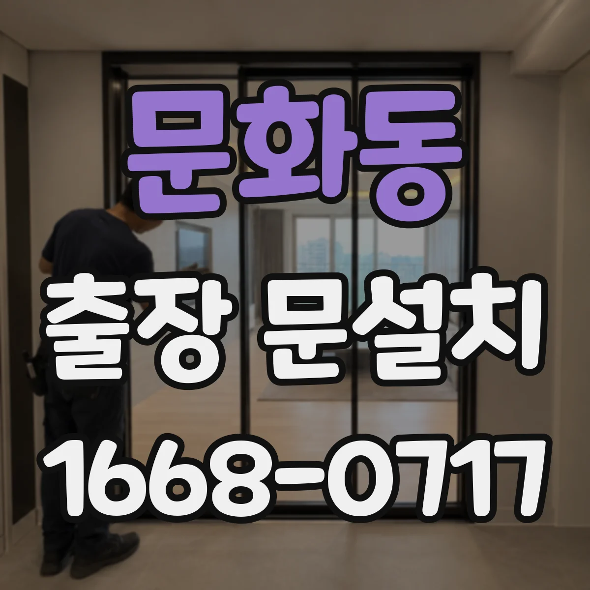 문화동 출장 문설치
