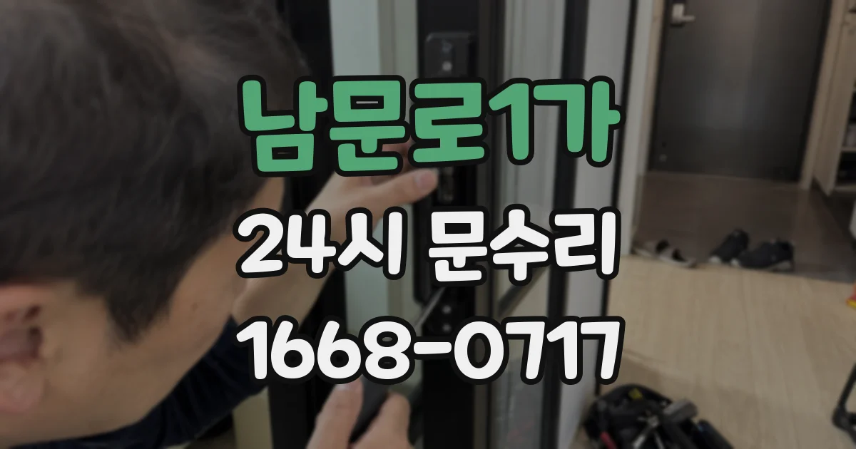 남문로1가 24시 문수리