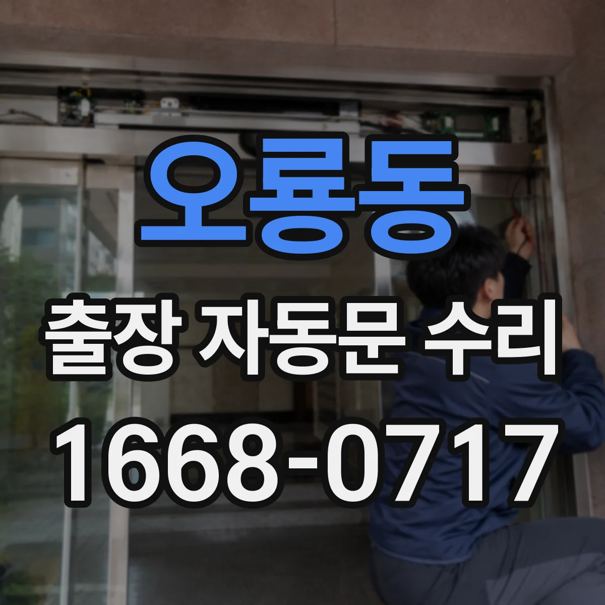 오룡동 출장 자동문 수리