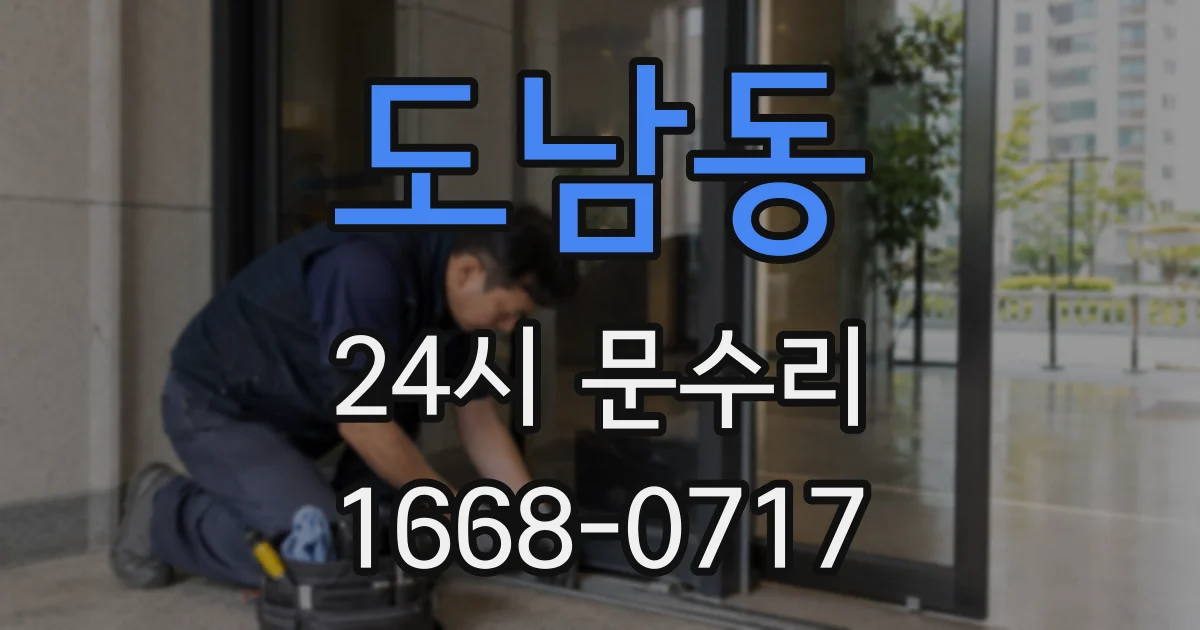도남동 24시 문수리