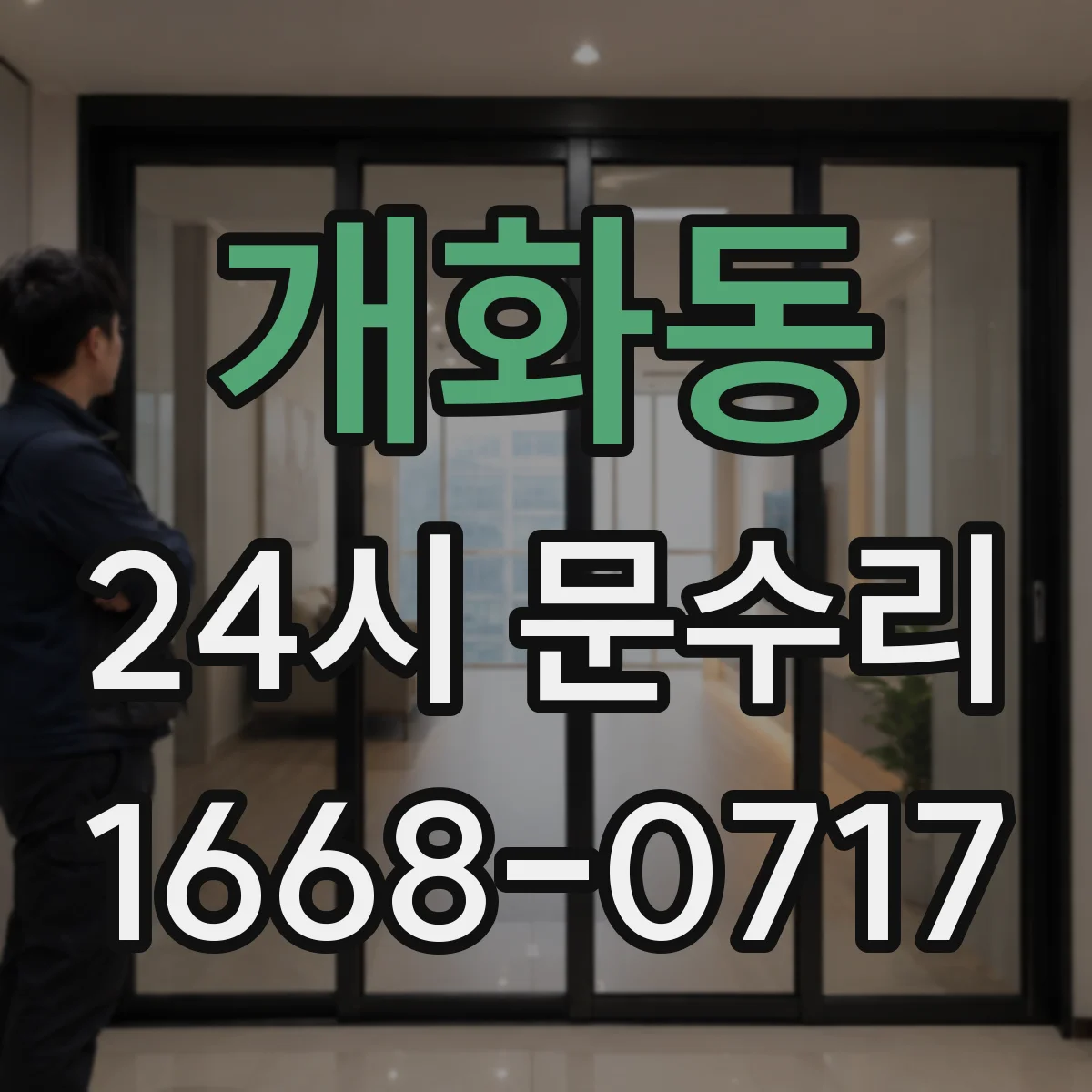 개화동 24시 문수리