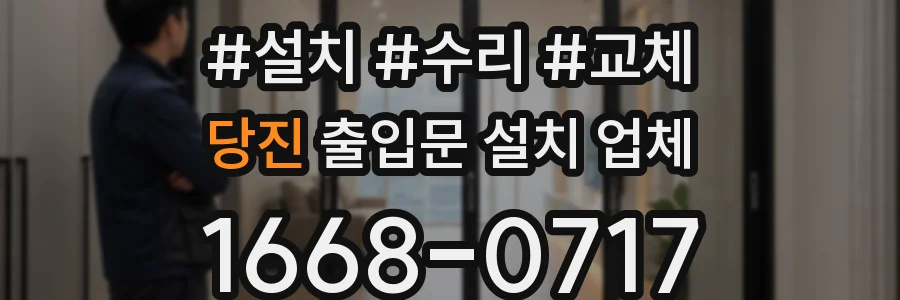 당진 출입문 설치 업체
