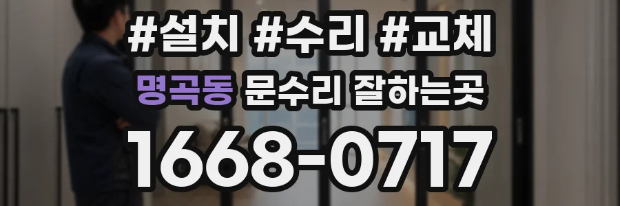 명곡동 문수리 잘하는곳