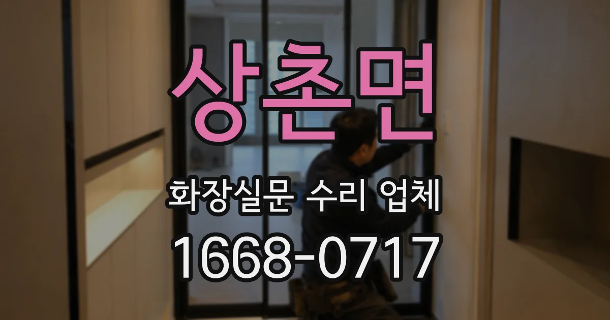 상촌면 화장실문 수리 업체