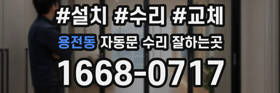 용전동 자동문 수리 잘하는곳