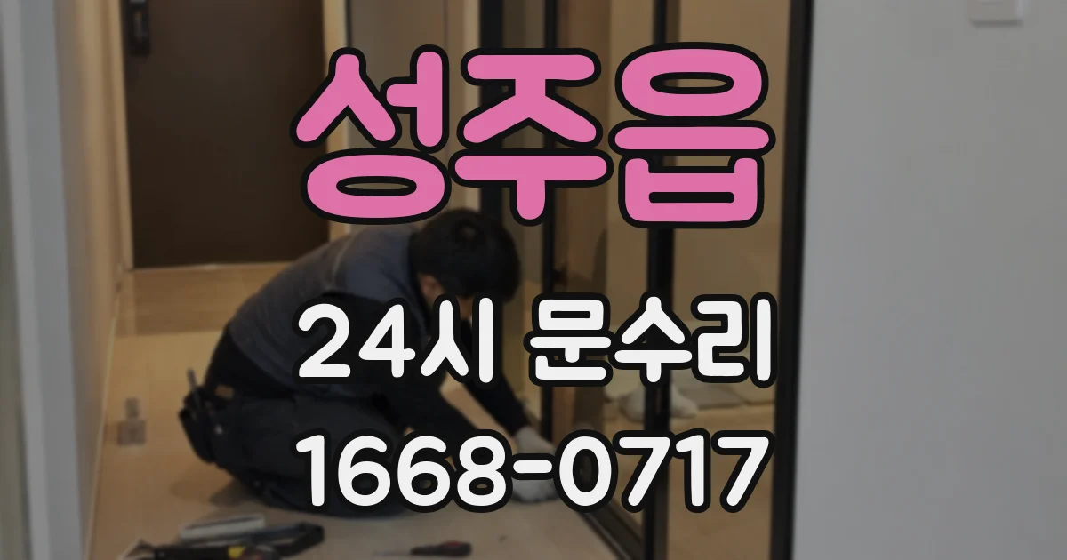 성주읍 24시 문수리