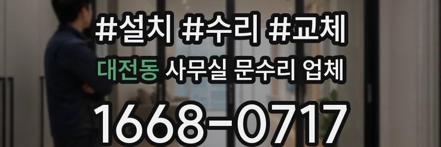 대전동 사무실 문수리 업체