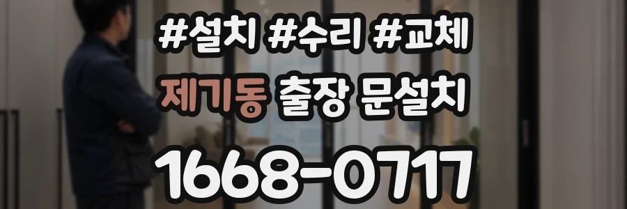 제기동 출장 문설치