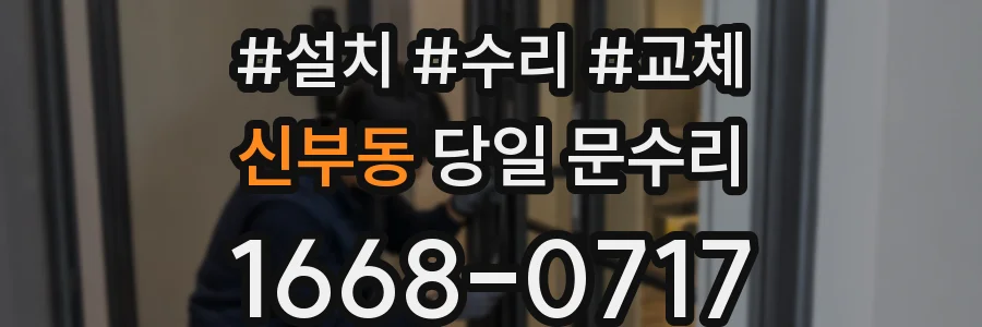 신부동 당일 문수리