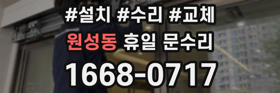 원성동 휴일 문수리