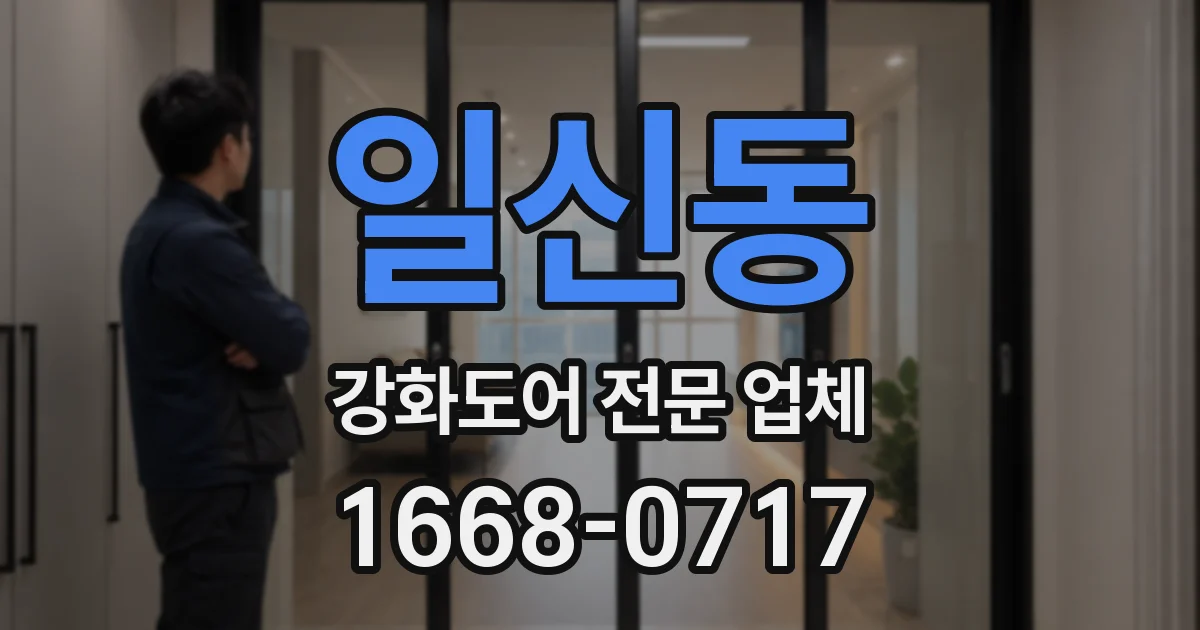 일신동 강화도어 전문 업체