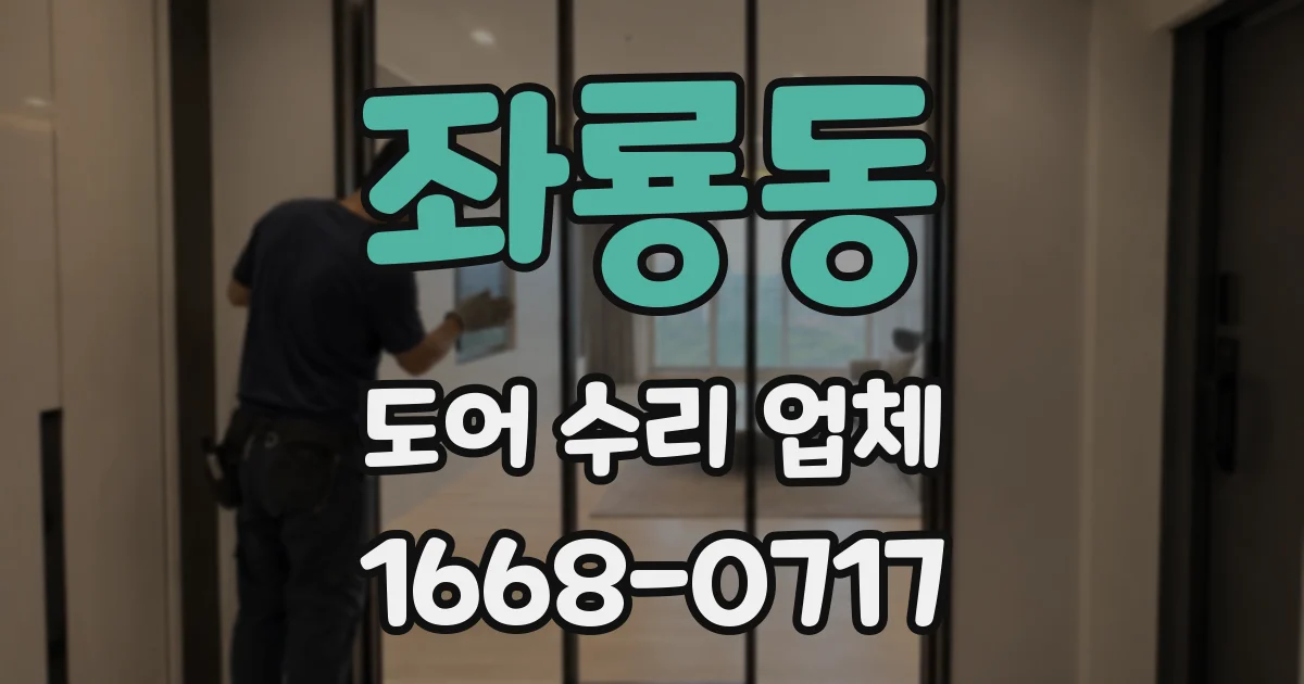 좌룡동 도어 수리 업체