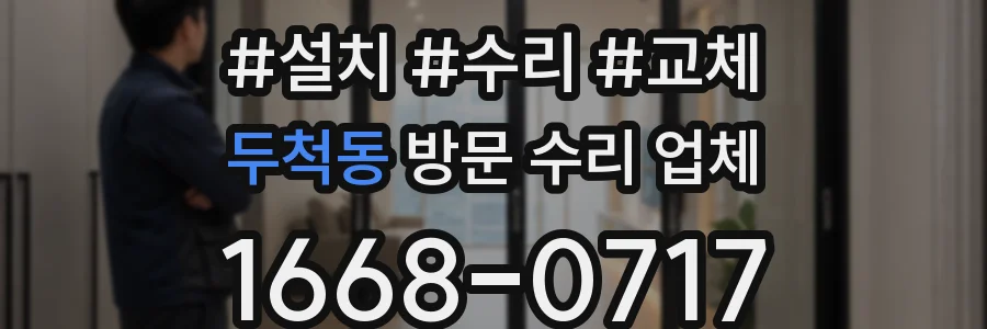 두척동 방문 수리 업체