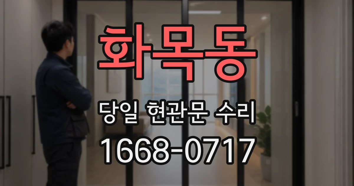 화목동 당일 현관문 수리