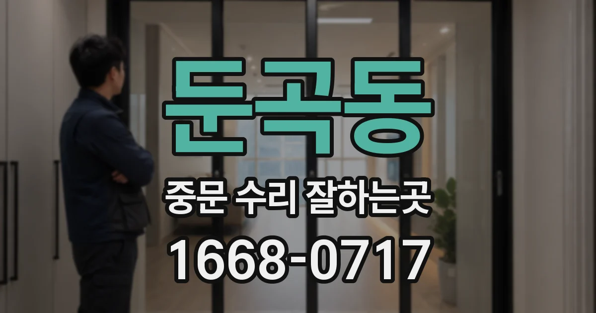 둔곡동 중문 수리 잘하는곳