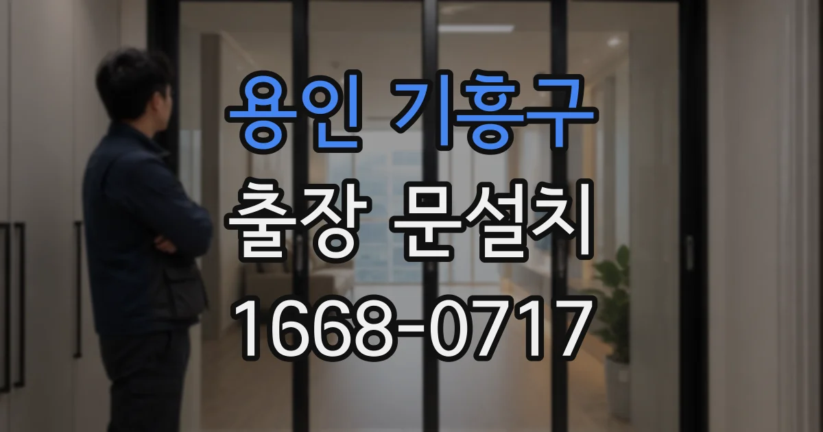 용인 기흥구 출장 문설치