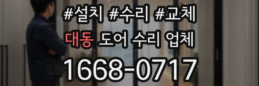 대동 도어 수리 업체