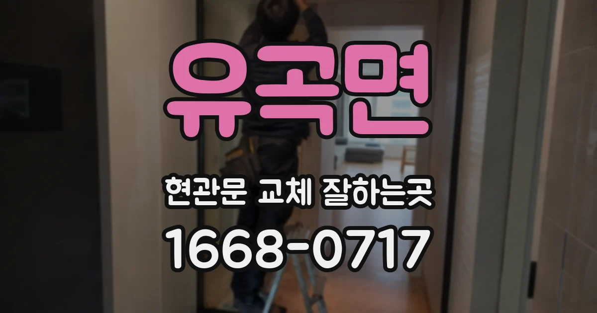 유곡면 현관문 교체 잘하는곳