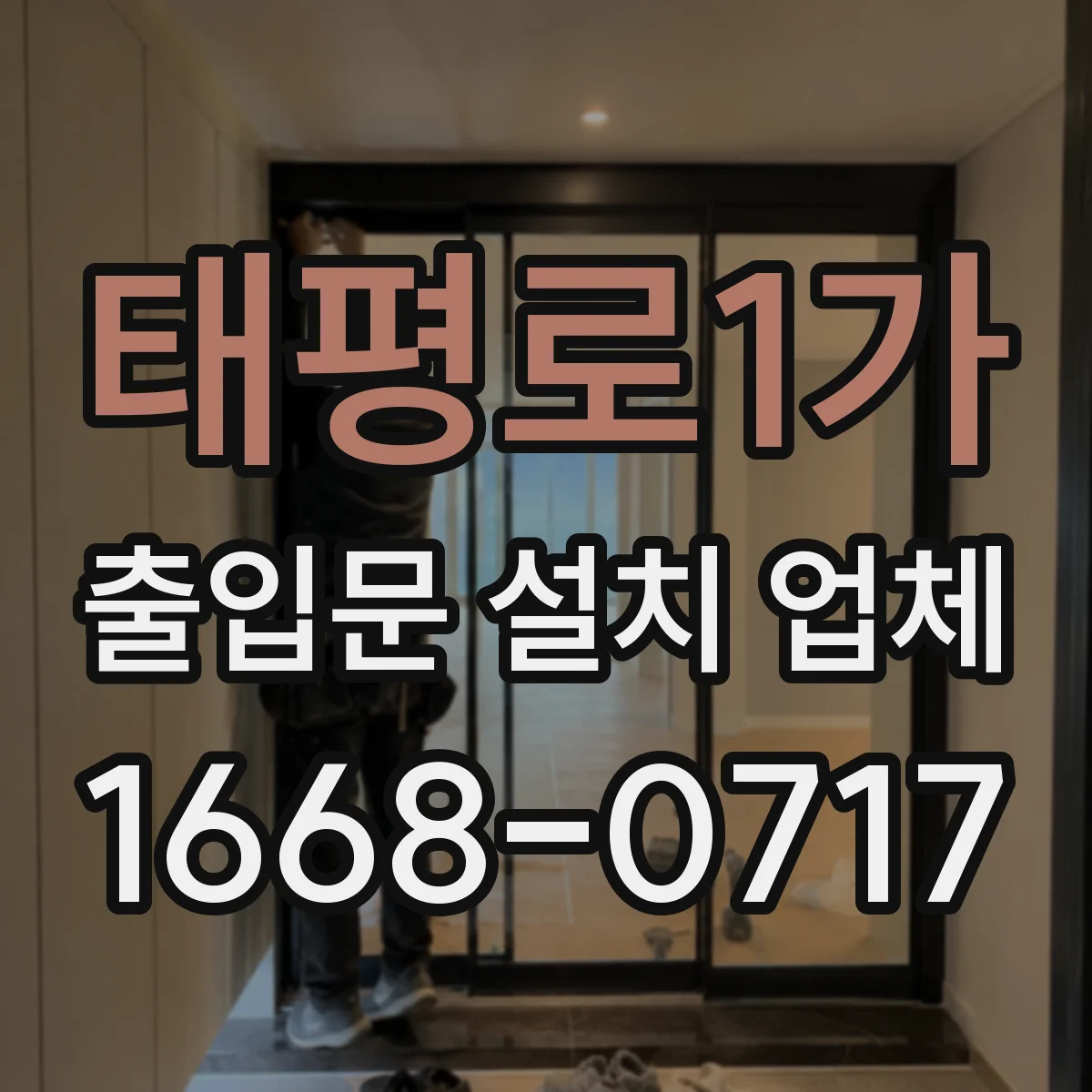 태평로1가 출입문 설치 업체