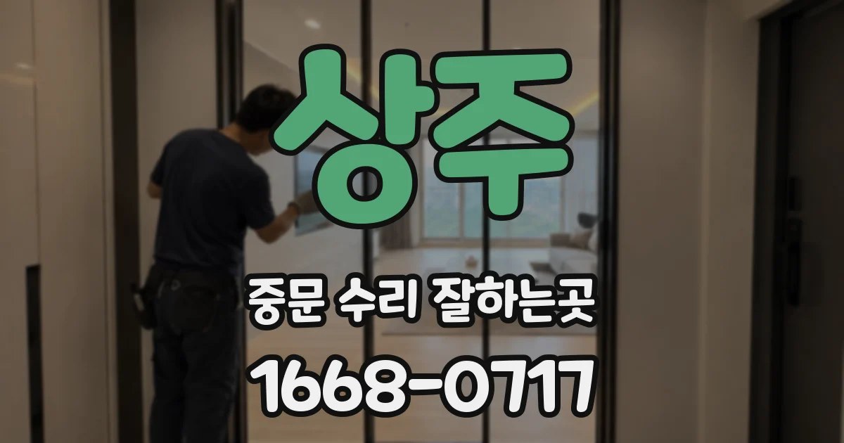 상주 중문 수리 잘하는곳