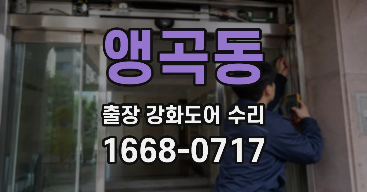 앵곡동 출장 강화도어 수리