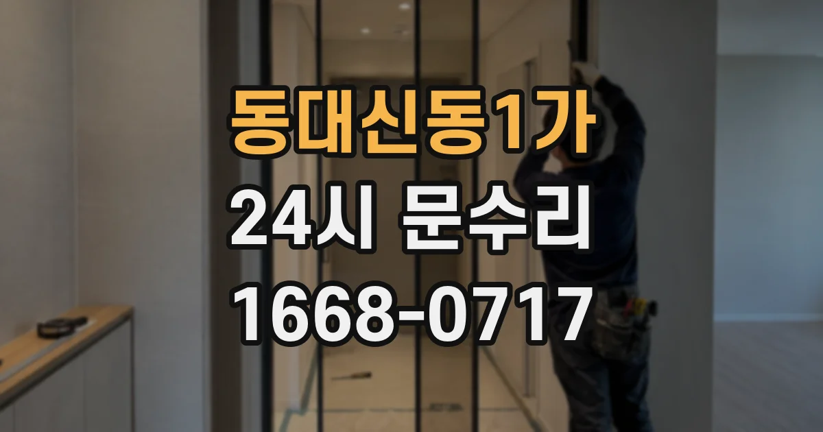 동대신동1가 24시 문수리