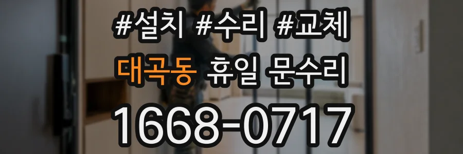대곡동 휴일 문수리
