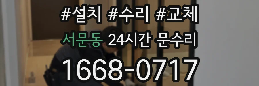서문동 24시간 문수리