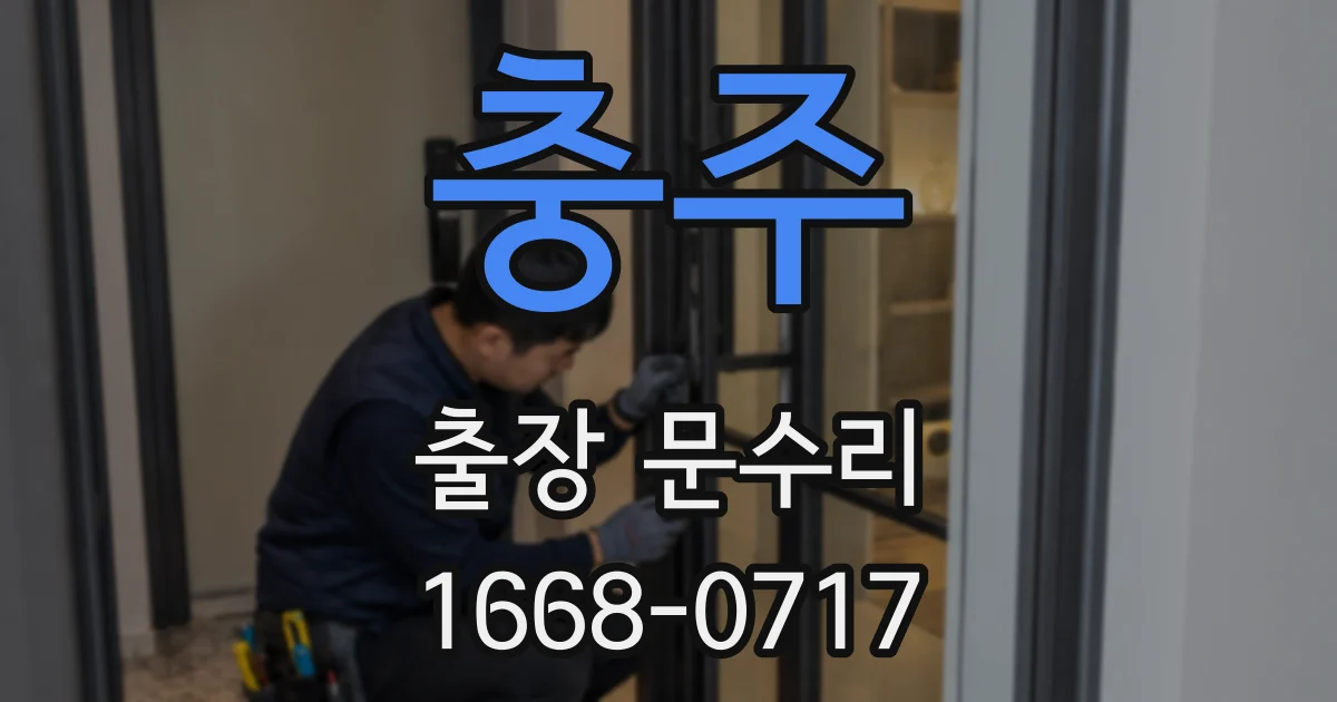 충주 출장 문수리
