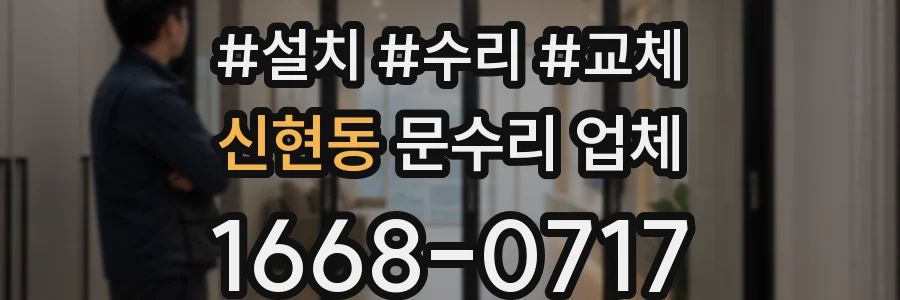 신현동 문수리 업체