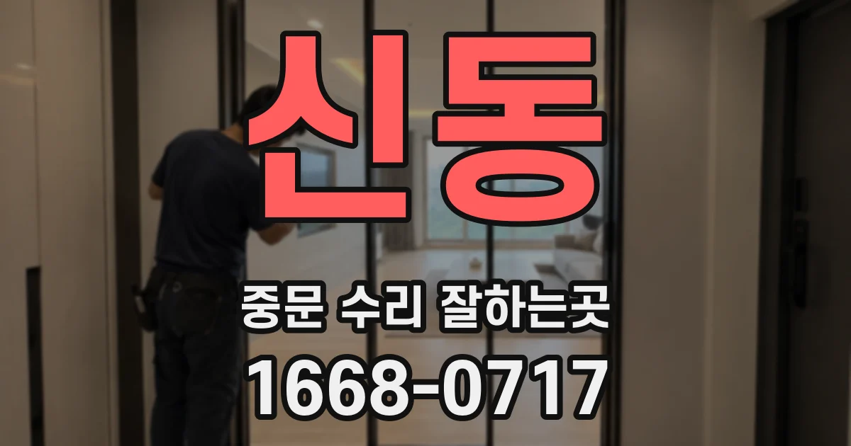 신동 중문 수리 잘하는곳