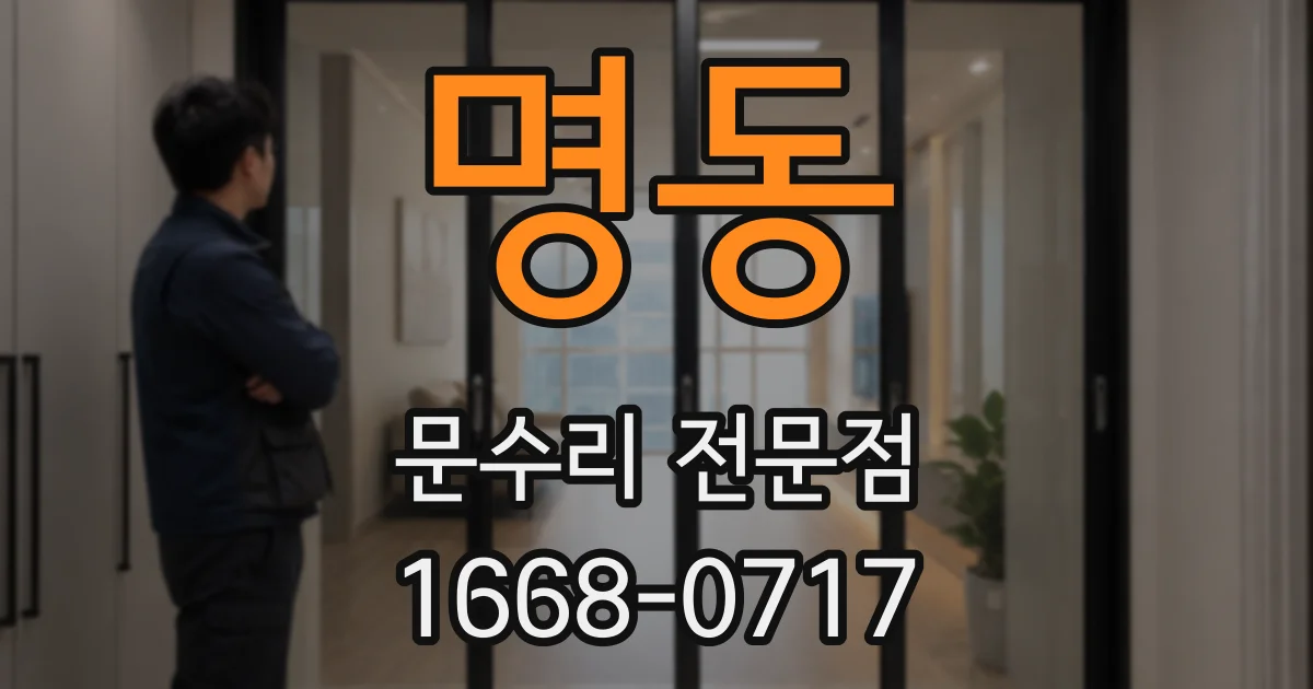 명동 문수리 전문점