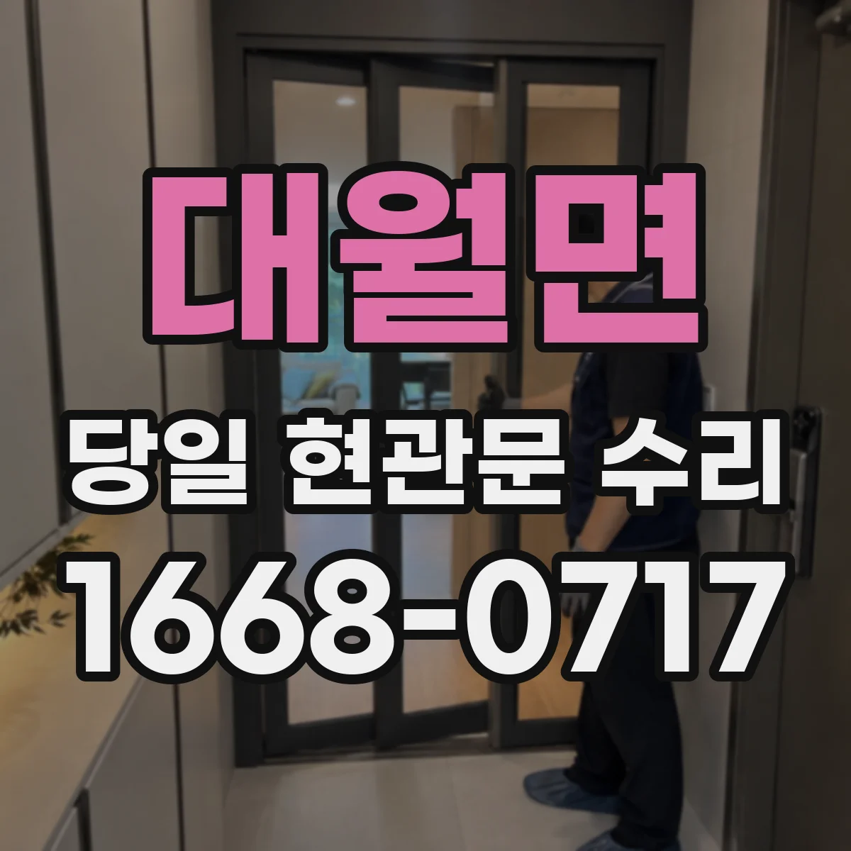 대월면 당일 현관문 수리