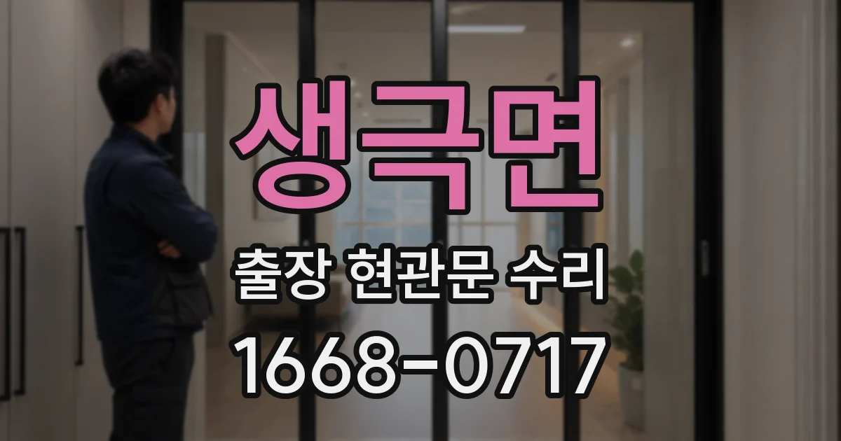 생극면 출장 현관문 수리