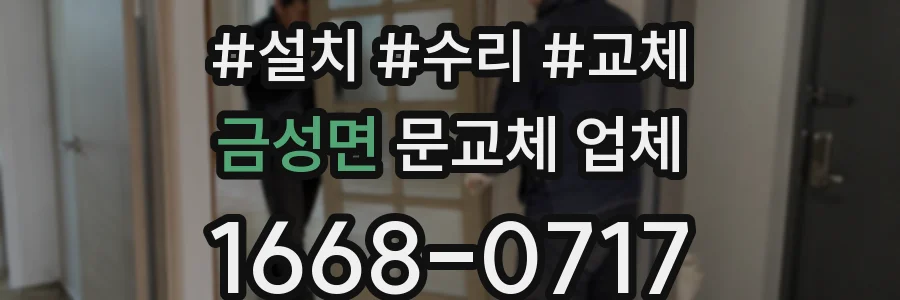 금성면 문교체 업체