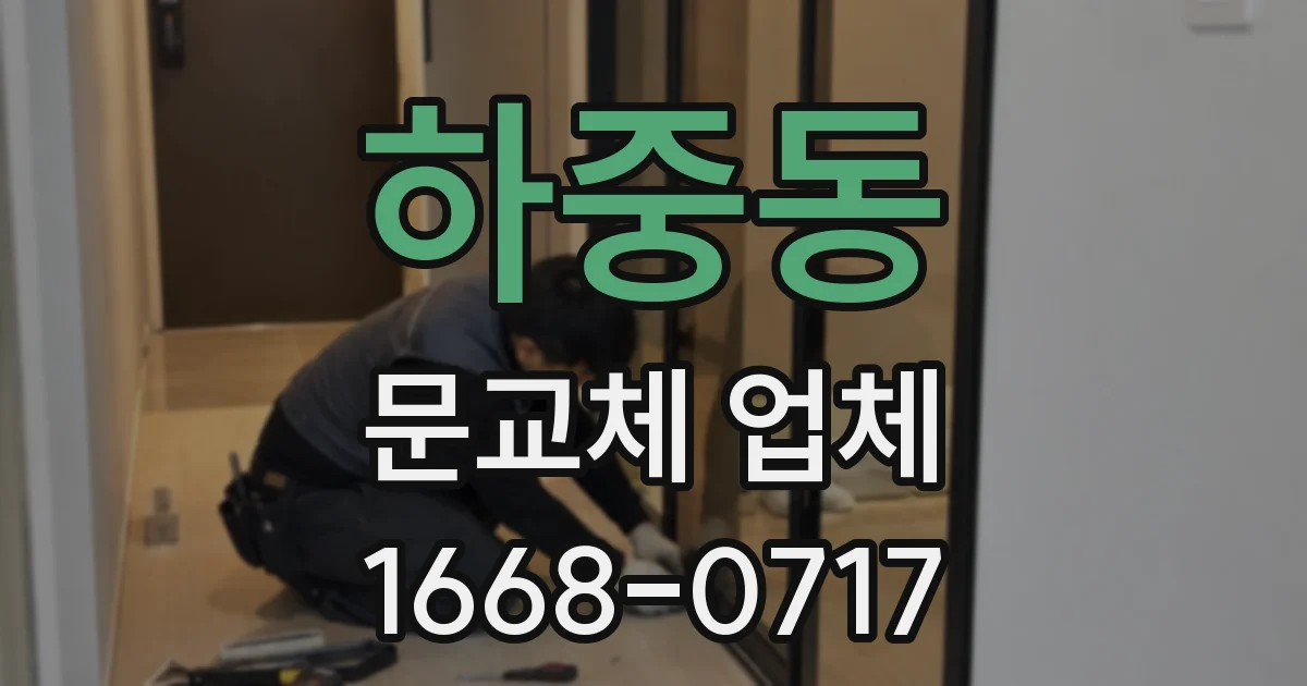 하중동 문교체 업체