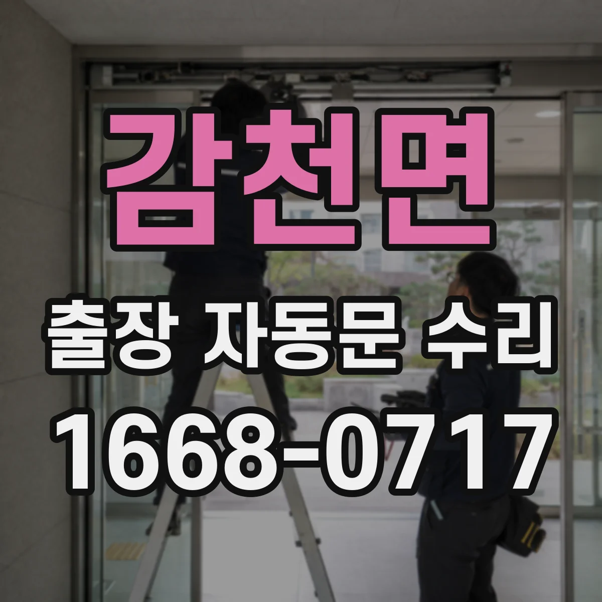 감천면 출장 자동문 수리