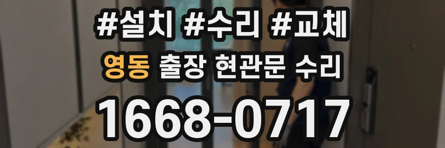 영동 출장 현관문 수리