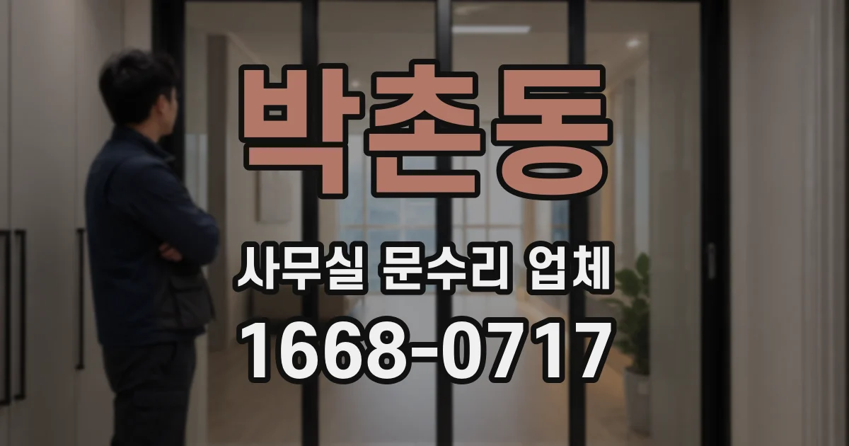 박촌동 사무실 문수리 업체