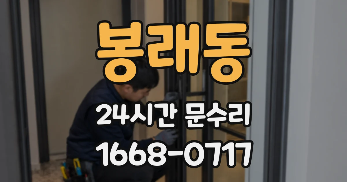 봉래동 24시간 문수리
