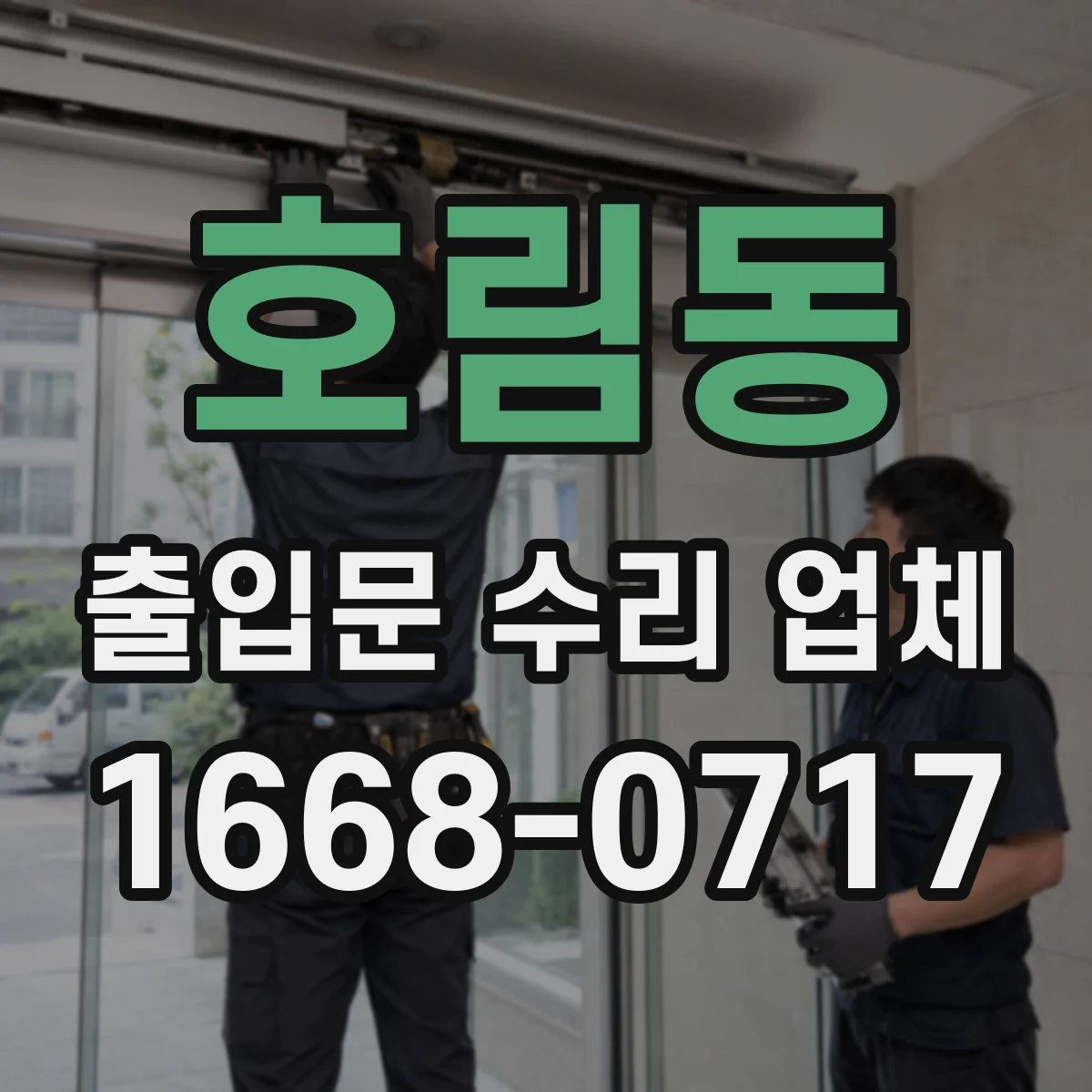 호림동 출입문 수리 업체
