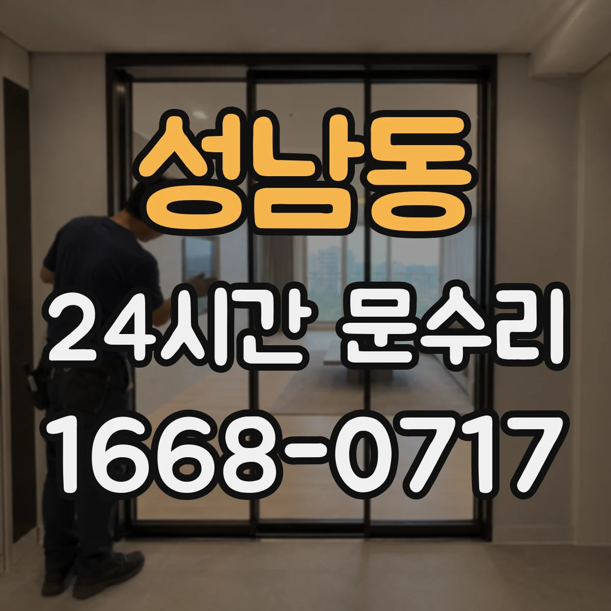 성남동 24시간 문수리